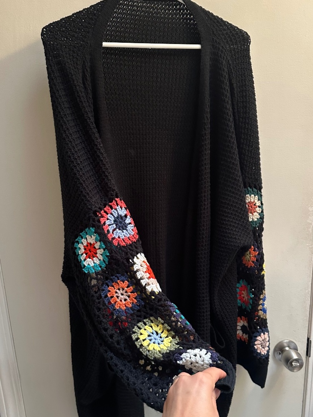 Bloom chic crochet cardigan floral sweater - Picture 12 of 12